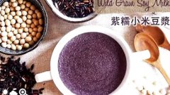 紫糯小米豆浆 Wild Grain Soy Milk的做法视频