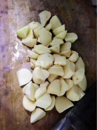 红烧兔肉焖土豆的做法步骤：4