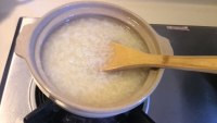 生菜窝蛋砂锅粥的做法步骤6