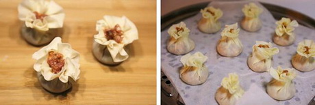 怎么用饺子皮做烧麦的做法步骤7-8