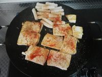 铁板煎年糕豆腐的做法步骤9