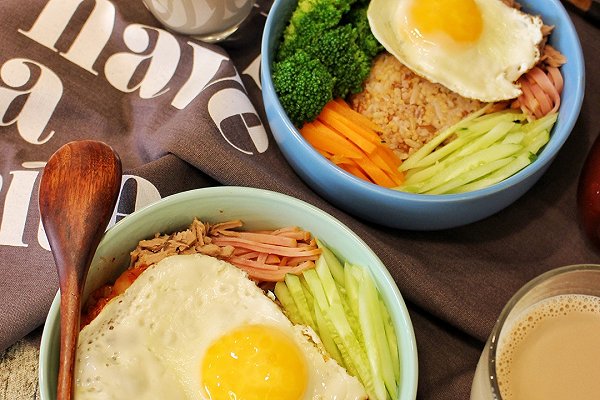 营养早餐——韩式拌糙米饭的做法