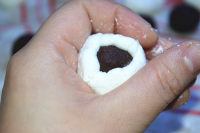 桂花豆沙汤圆—蒸出来的甜蜜，冬至必吃哦！的做法步骤5
