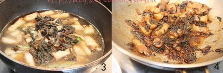梅干菜烧五花肉的做法步骤3-4