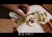 奶油蘑菇意面的做法步骤2