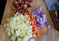 香肠土豆焖饭的做法步骤2