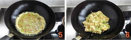 青椒炒蛋的做法步骤5-6