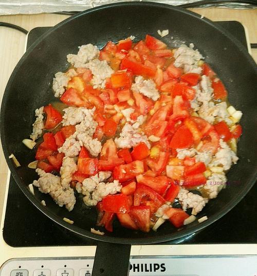 番茄肉碎拌面的做法