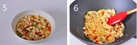 鱼蓉炒蛋的做法步骤5-6