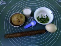 土豆山药鸡蛋饼的做法步骤1