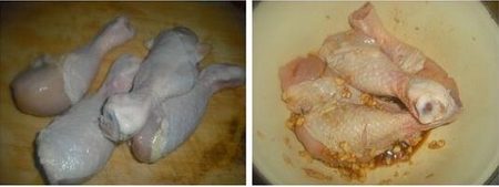 梅干菜蒸鸡腿的做法步骤5-6