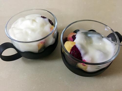 酸奶水果捞的做法