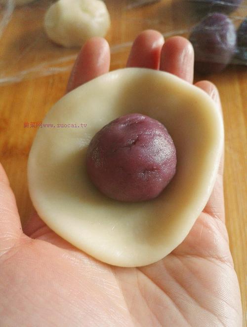 紫薯红豆酥的做法