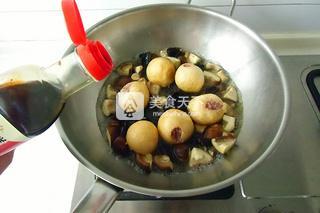 香菇烧油面筋的做法步骤：8