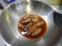 茄汁五花肉藕卷的做法步骤20