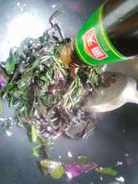 蚝油紫贝菜的做法步骤5