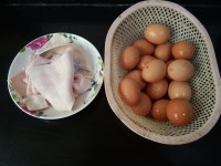 肉皮卤蛋的做法步骤1