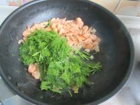 茴香炒虾的做法步骤6