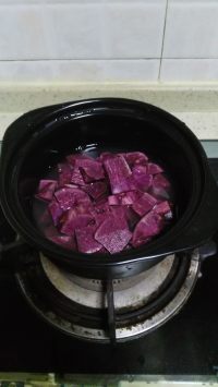 紫薯百合银耳粥的做法步骤4