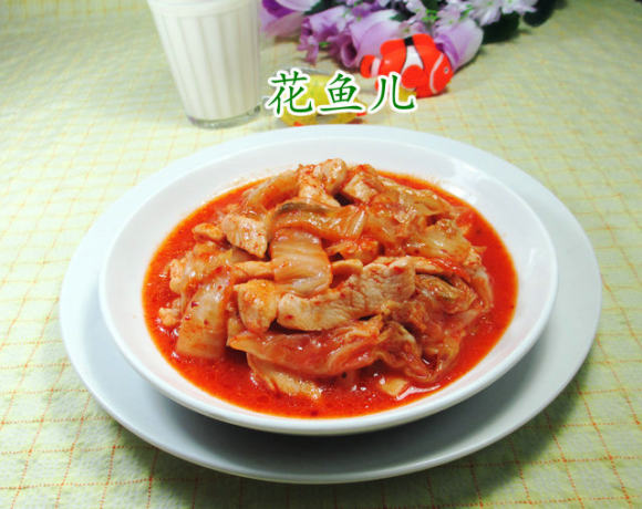 泡菜炒鸡柳