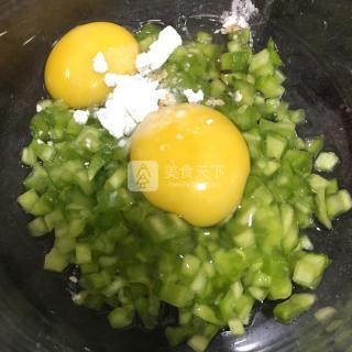 苦瓜煎鸡蛋的做法步骤：3