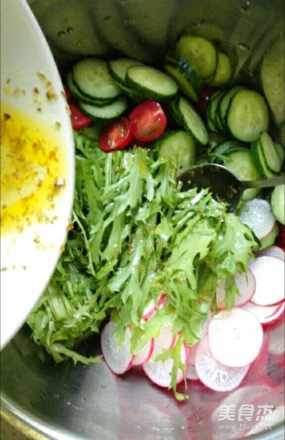 鸡蛋蔬菜沙拉的做法