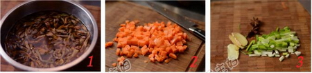 干豆角排骨焖饭的做法步骤1-3