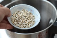 薏米木瓜花粉绿豆浆的做法步骤3