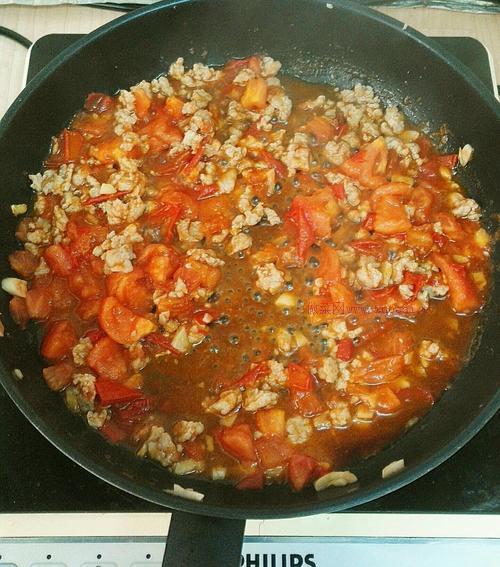 番茄肉碎拌面的做法