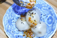 桂花豆沙汤圆—蒸出来的甜蜜，冬至必吃哦！的做法步骤9