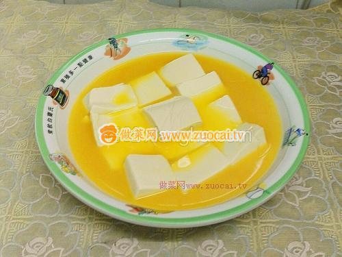 豆腐蒸水蛋的做法
