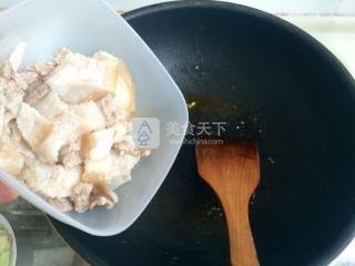 泡椒笋干回锅肉的做法步骤：19