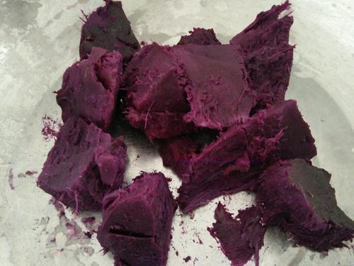 无水紫薯面团的做法