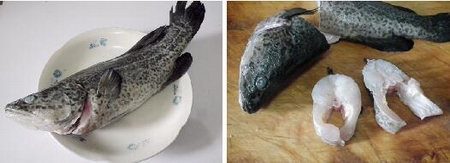 黑胡椒煎澳斑鱼段的做法步骤1-2