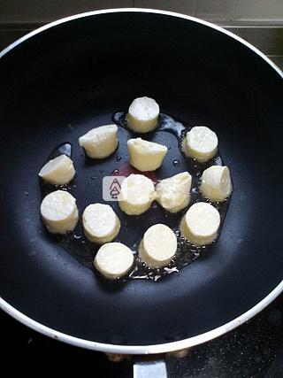 煎日本豆腐的做法步骤：3