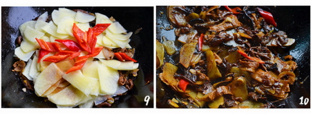 榛蘑土豆片的做法步骤9-10