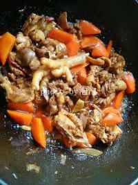 鸡肉胡萝卜焖饭的做法步骤7