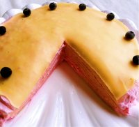 火龙果酸奶千层蛋糕的做法步骤10