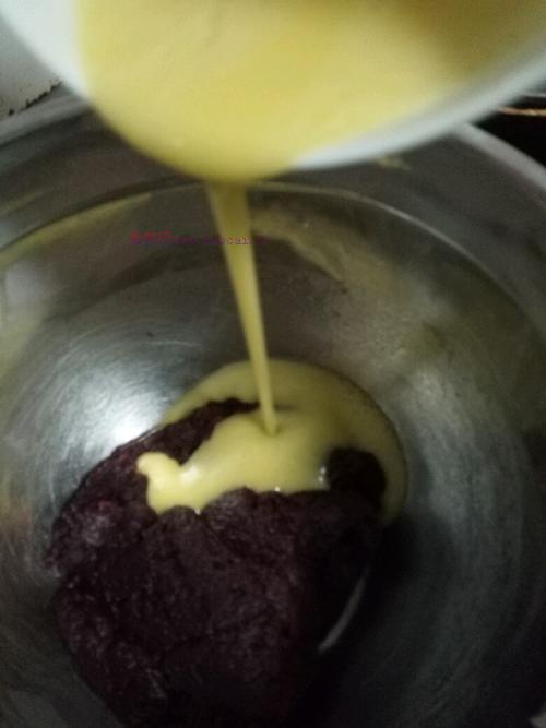 紫薯可可香泡芙的做法