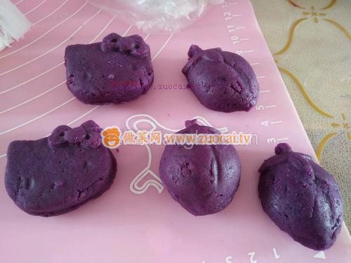 花样紫薯糕的做法