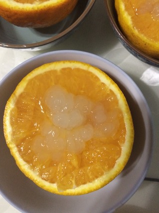 鲜橙炖雪蛤