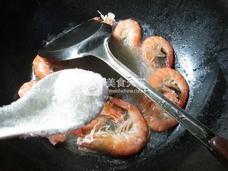 鲜虾煮粉丝的做法步骤：7