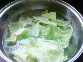 【湘菜】--干锅手撕包菜的做法步骤:4