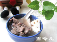 莲藕黑豆排骨汤的做法步骤8