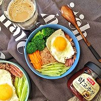 营养早餐——韩式拌糙米饭的做法图解6