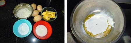 日式棉花蛋糕卷的做法步骤1-2