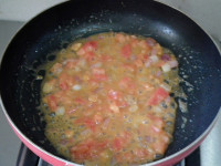 番茄火腿贝壳意面的做法步骤10
