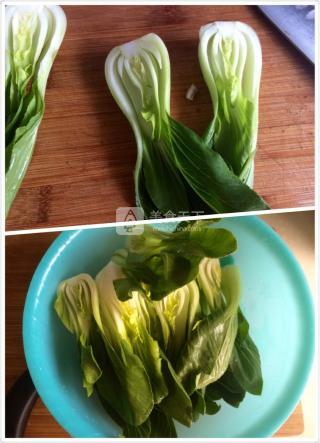 蚝油香菇青菜的做法步骤：4