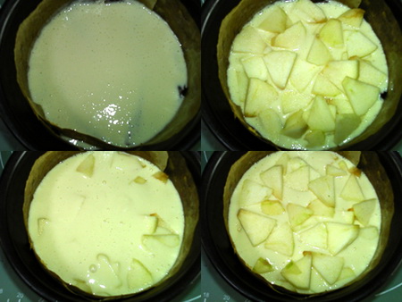 无油酸奶苹果蛋糕的做法步骤2