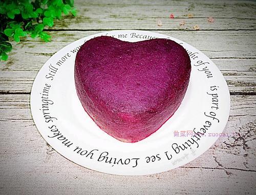奶香紫薯蛋糕的做法